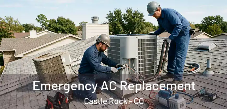  Emergency AC Replacement Castle Rock - CO